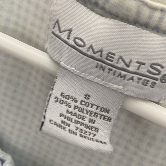 Moments Intimates Blue Nightgown. Loungewear. Size Small - Picture 2 of 6